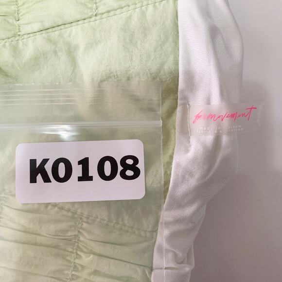 Free People L FP Movement Way Home Short High Waist Lemon Lime *flaw - Picture 4 of 10